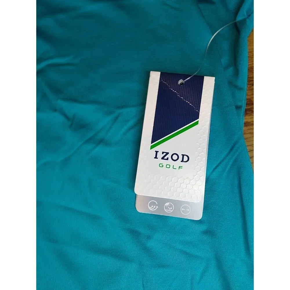 IZOD Golf SwingFlex Tank Top Womens XL Turquoise Sleeveless Activewear NWT - Picture 4 of 10